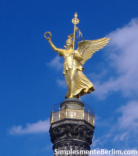 Siegessäule (Coluna da Vitória) Coluna da Vitória em Berlim
