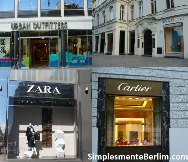 Principais áreas para se fazer compras em Berlim Avenida Kudamm em Berlim