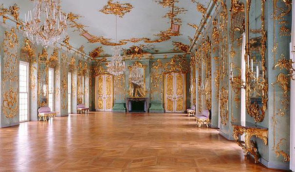 Palácio de Charlottenburg: Interior