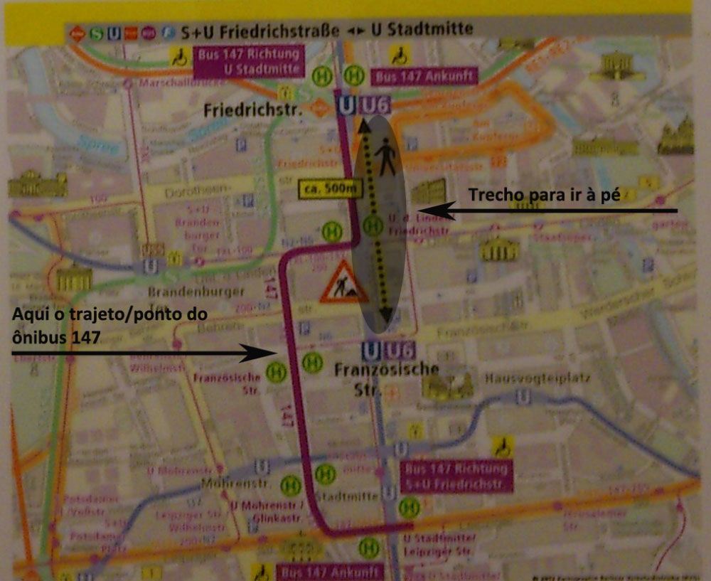 Mudanças na Linha U6 do metrô Mudanças na linha U6 do metrô de Berlim