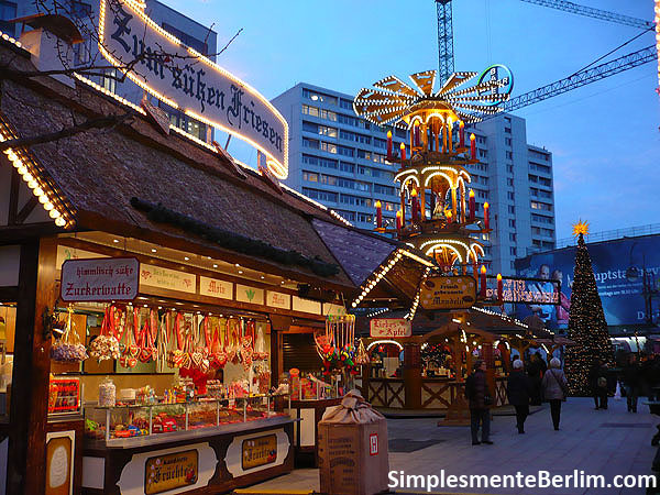 Feira de Natal na Gedächtniskirche