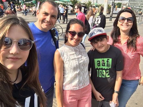 Sandro e família