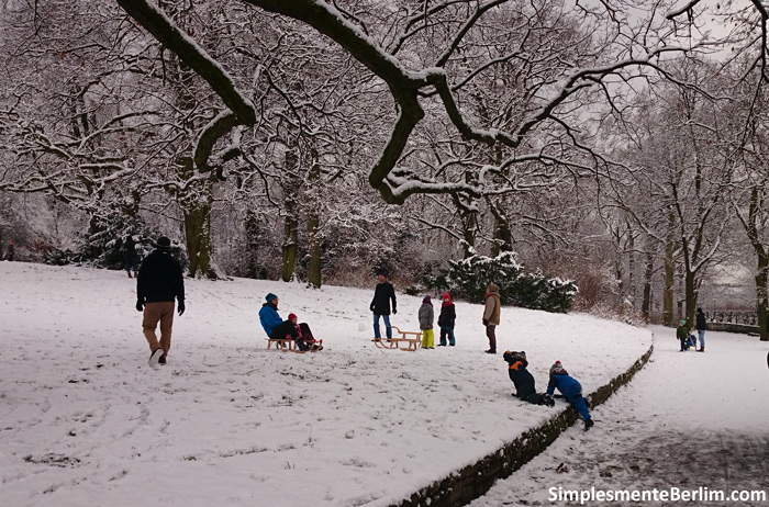 Inverno em Berlim com neve (Clique na imagem para ampliar)
