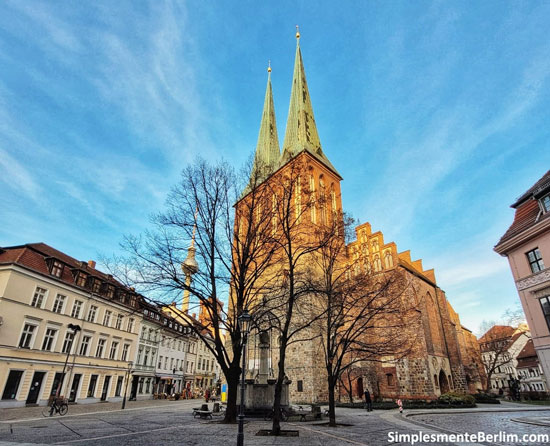 Igreja de São Nicolau no Nikolaiviertel Igreja de São Nicolau no Nikolaiviertel